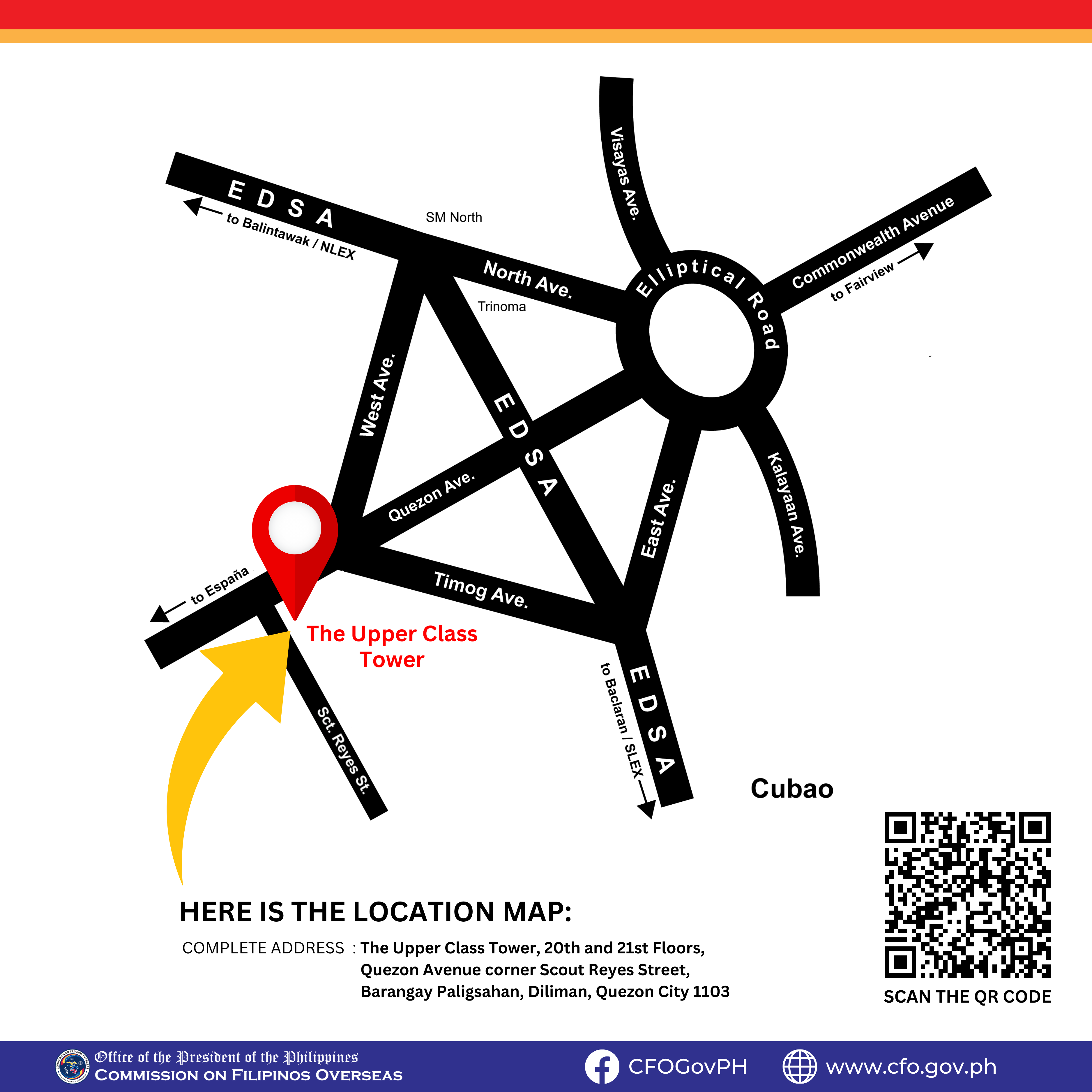 CFO locationmap